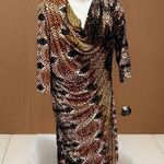 Ronni Nicole  dress 3/4 Sleeves‎ Snake Pattern Knee Length Size 10 Photo 0