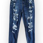 American Eagle  High Waisted Ripped Mom Jeans 2 Photo 0