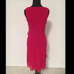 Amanda Smith Red beaded cocktail dress Photo 4