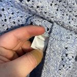 J. Jill Woman's Light Blue Thick Knit Casual Cotton Sweater Size Medium Photo 3