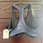 Gap NWT GapFit Shimmer Navy Medium Impact Criss Cross Padded Sports Bra Large L NEW Photo 1