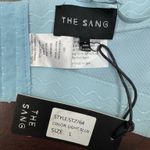 The Sang NWT  Light Blue Bustier Pearl and Rhinestone Top Size Large Photo 4