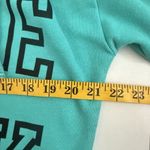Victoria's Secret PINK  Hoodie Womens Medium Teal Oversized Tunic Logo Casual Photo 3