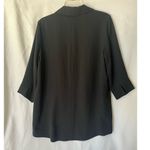 BCBGeneration  Women's Black Open Front Blazer Size S 3/4 Sleeve Lightweight Photo 1