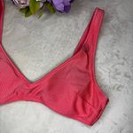 Aerie NEW Ribbed Shine Scoop Plunge Bikini Top Photo 3