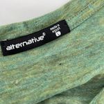 Alternative Green v neck tee Photo 4