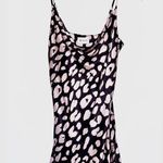 Milly Drue Jungle Leopard Mini Dress in Navy & Blush Small Photo 4