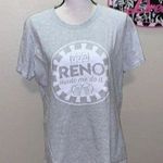Port & Company 775 Reno made me do it Nevada grey short sleeve shirt Gray Size L Photo 0