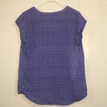 Willi Smith 2/$15  Cap Sleeve Blue Top Size M Photo 3