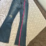 Trendy Blue Flare Jeans Size 24 Photo 9