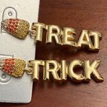 BaubleBar Sugarfix by Candy Corn Gold Trick Treat Earrings New Photo 0