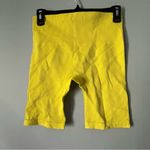 Wild Fable  Ribbed Biker Shorts in yellow size small Photo 1