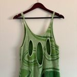 House of Sunny The Galaxy Hockney Dress Green Multi Print Women’s Size 6 Medium Photo 9