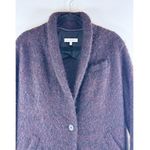 IRO Womens Blazer Burgundy Rafa One Button Oversized Alpaca Wool Jacket 36 Small Photo 7