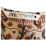 ZARA  Semi Sheer Embroidered Midi Dress Kaftan Size Small Photo 8