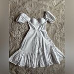 Alamour the Label Katina Dress in White Cotton Poplin Size Small / S Photo 3