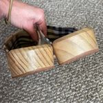 Burberry Suede and Wooden Clogs Authentic Photo 11