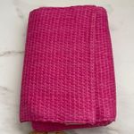 A New Day Straw Pink Tan Striped Bracelet Pouch mini bag New Photo 1