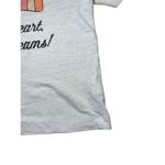 Chaser  Pastel Rainbow Follow Your Heart Pursue Your Dreams Women's Tee Size M Photo 5