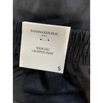 Banana Republic  Wide Leg High Rise Linen Pant Women Small Black Minimalist Light Photo 3