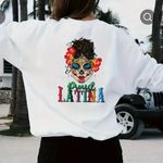 Handmade  Proud Latina women T-shirt‎ Photo 2