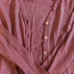 Lacoste red and white striped cardigan size xxs size 34 Photo 1