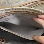 Brahmin  MINI ASHER in CABANA VINEYARD Cream & Brown GENUINE LEATHER HANDBAG Photo 5