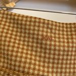 Madewell MWL Orange and Tan Houndstooth Leggings size Medium Photo 9