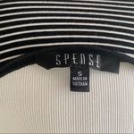 Vintage Spense Brand Asymmetrical Black and White Striped Tank Dress Photo 2