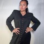 Leslie Fay  Elegant Black Button-Up Dress Photo 8