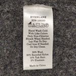 Everlane Cozy Stretch Tank Top Heathered Charcoal Grey Yak Hair Blend Size S New Photo 5