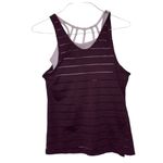 Athleta womens small sports bra and matching tank purple pink gym lulu work Photo 1