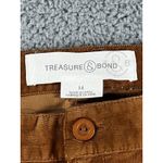 Treasure & Bond  Corduroy Pants Women 14 Bootcut High Rise Boho Fall‎ Photo 5