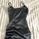 Elegant Black Velvet Mini Dress Photo 1