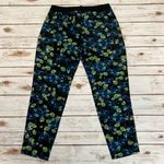 Joie  Floral Print Silk and Linen Pants Photo 7