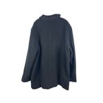 New York And Company VTG NY & Co Wool Blend Coat Women’s 16 Black Button Front USA Made Photo 1