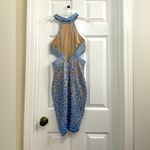 L'ATISTE L’atiste Floral Embroidered Appliqué Lace Dress Scalloped hem CutOut Party Glam Photo 4