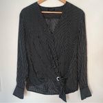 Rag and Bone  Felix Popover in Black/White Stripe small Photo 1