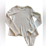 Madewell  preppy Chic Ribbed Knit Long Sleeve Top cotton Photo 0