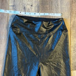 Aerie  Offline High Rise Faux Leather Black Leggings - Size Small Photo 6