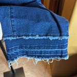 Bloomchic  High Rise Distressed Blue Cropped Double Raw Hem Jeans Size 18 Photo 3
