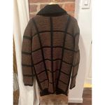 Ellen Tracy Vintage Hand Knit  Long Cardigan Sweater Coat Photo 7