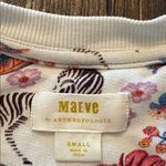 Anthropologie Maeve Ciao Floral Sweatshirt Women's Small S Cozy Cotton Pullover Photo 4