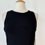 Meraki moon Solid Black Sleeveless Bodysuit Photo 3