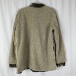 Free People | Tan Sherpa Camouflage Snap Toggle Coat S Photo 8