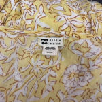 Billabong Yellow Floral Ruffled Wrap Dress SMALL Photo 9