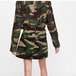 ZARA NWT  cargo mini skirt camouflage Large Photo 3