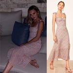 Reformation  Dress Nikita Floral Midi Ruffle Shelby 10 GUC Photo 7