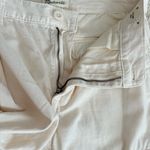 Madewell Garment-Dyed Low-Slung Straight Cargo Pants Cream Vintage Linen 26 Photo 11
