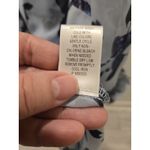 Candie's ​ Y2K Blue Floral Sheer Button-Up Blouse Top M Roll Tab Sleeve Fairycore Photo 11